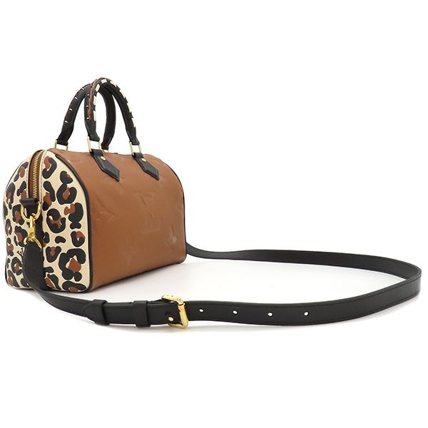 Louis Vuitton 2way Bag Speedy Bandouliere 25 Monogram Empreinte Camel Gold