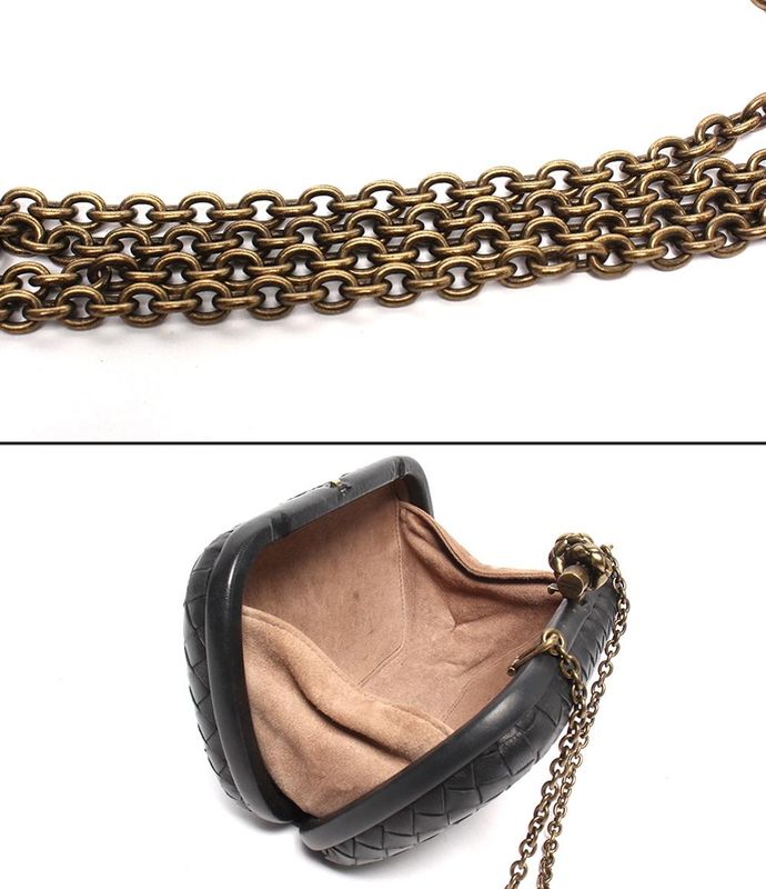 Chain Shoulder Bag Crossbody Knot Intrecciato Minodiere Women's Bottega Veneta