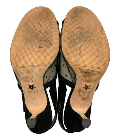 Christian Dior Back Strap Mesh Sandals Women's (M) Christian Dior