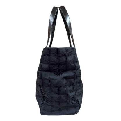 Chanel Tote MM New Travel Tote Bag Nylon Black Women's Chanel Used Chanel