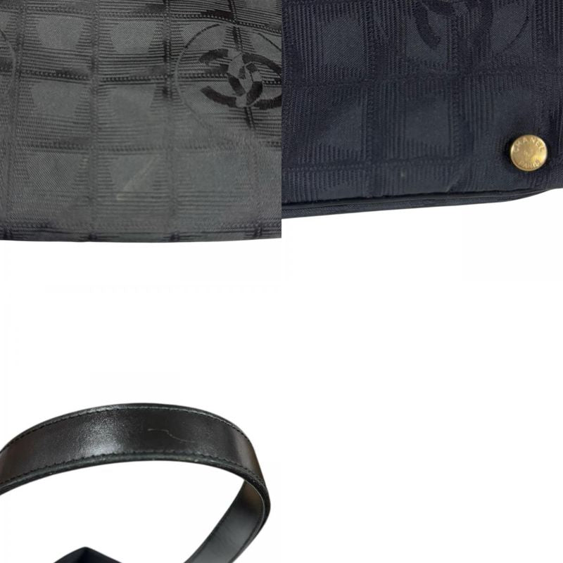 Chanel Tote MM New Travel Tote Bag Nylon Black Women's Chanel Used Chanel