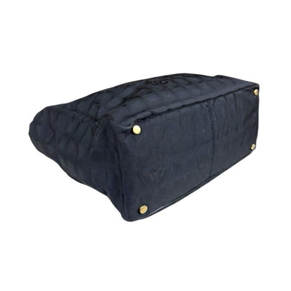 Chanel Tote MM New Travel Tote Bag Nylon Black Women's Chanel Used Chanel