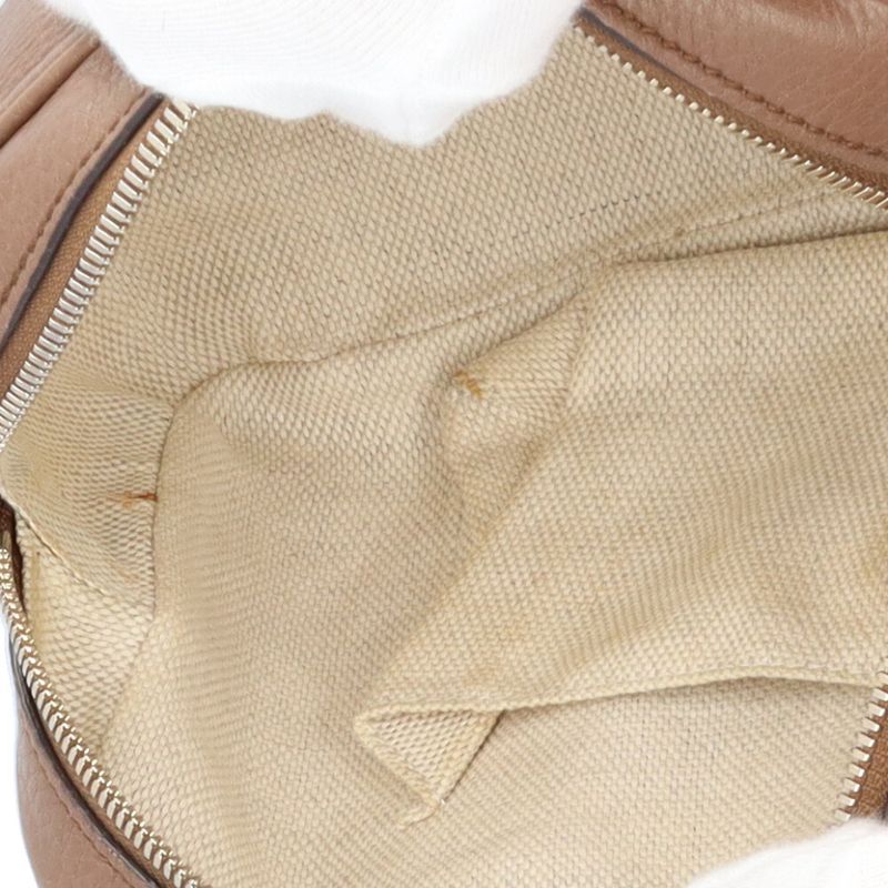 Gucci Disco Bag Soho Shoulder Bag Leather 308364 Brown Ladies Gucci Preowned