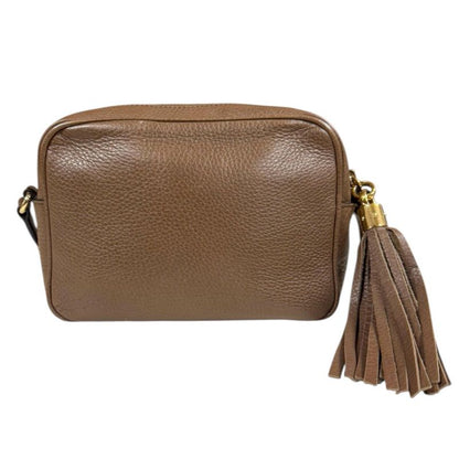 Gucci Disco Bag Soho Shoulder Bag Leather 308364 Brown Ladies Gucci Preowned