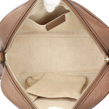Gucci Disco Bag Soho Shoulder Bag Leather 308364 Brown Ladies Gucci Preowned