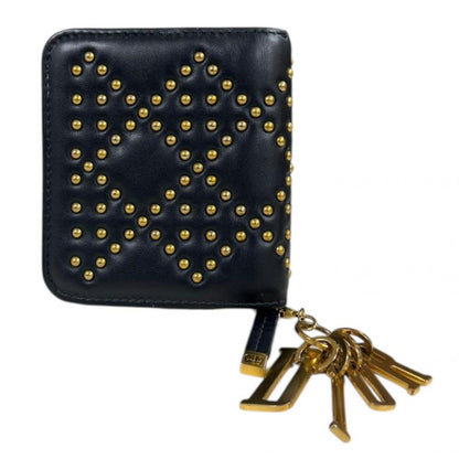 Christian Dior Bifold Wallet Leather Women Christian Dior Preowned Christian