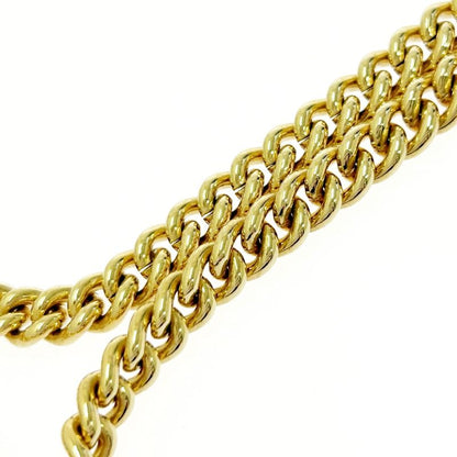 Christian Dior GP Rhinestone Necklace Gold 501582 Necklace