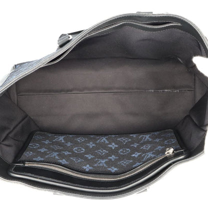 Louis Vuitton Grand Sac M55203 Monogram Jacquard Ladies Handbag Navy Excellent