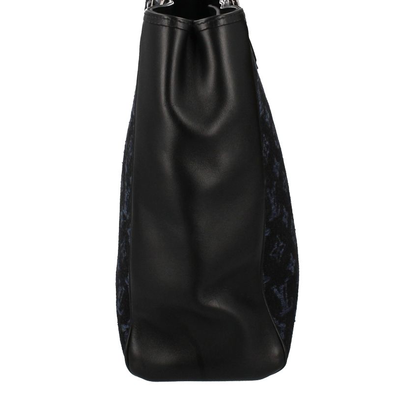 Louis Vuitton Grand Sac M55203 Monogram Jacquard Ladies Handbag Navy Excellent