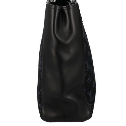 Louis Vuitton Grand Sac M55203 Monogram Jacquard Ladies Handbag Navy Excellent