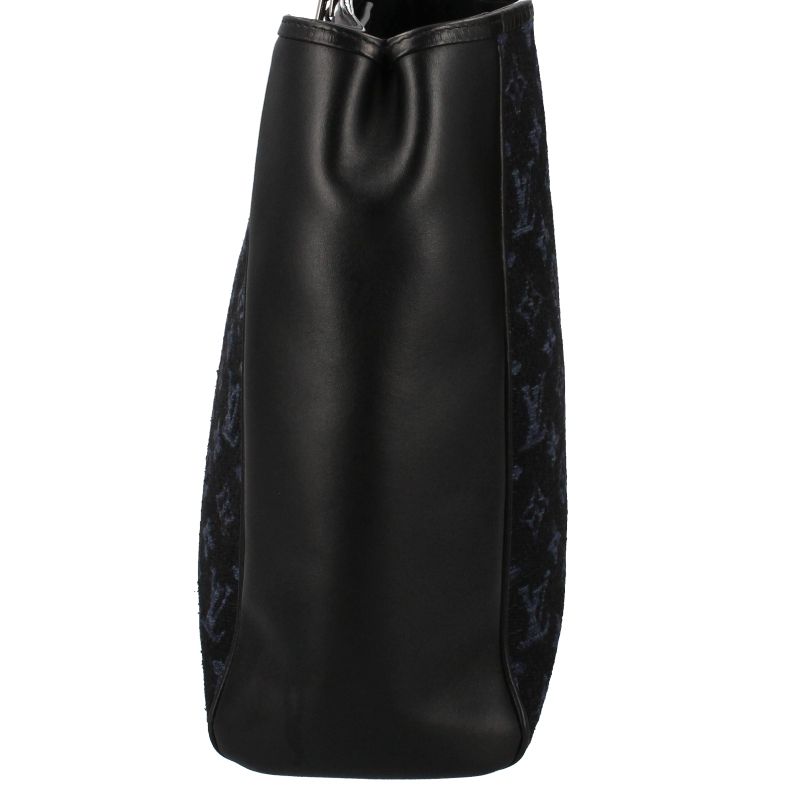 Louis Vuitton Grand Sac M55203 Monogram Jacquard Ladies Handbag Navy Excellent