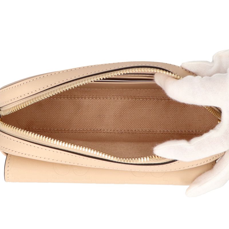 Gucci GG Mini Shoulder Bag 781554 Leather Women's Shoulder Bag Beige Excellent