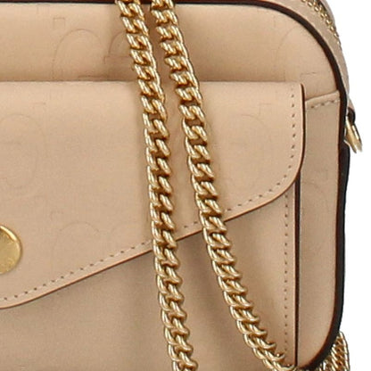 Gucci GG Mini Shoulder Bag 781554 Leather Women's Shoulder Bag Beige Excellent
