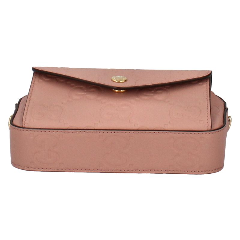 Gucci GG Mini Shoulder Bag 781554 Leather Ladies Shoulder Bag Pink Excellent