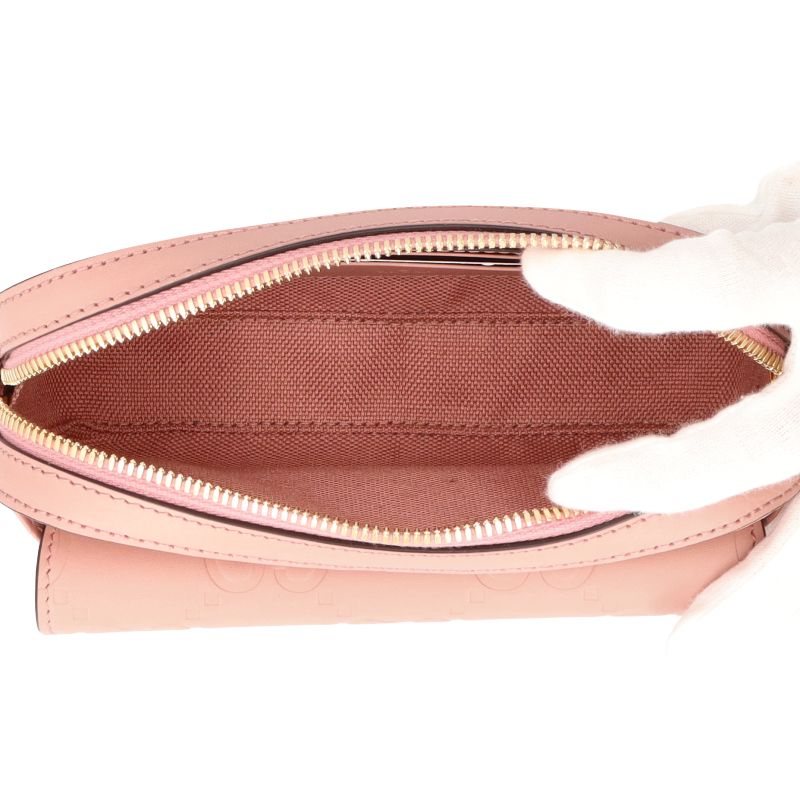 Gucci GG Mini Shoulder Bag 781554 Leather Ladies Shoulder Bag Pink Excellent