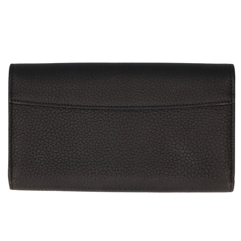 Louis Vuitton Portefeuille Capucines M61248 Taurillon Leather Women Noir Black