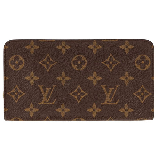 Louis Vuitton Porte Monet Zip M61727 Monogram Women Brown