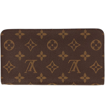Louis Vuitton Porte Monet Zip M61727 Monogram Women Brown