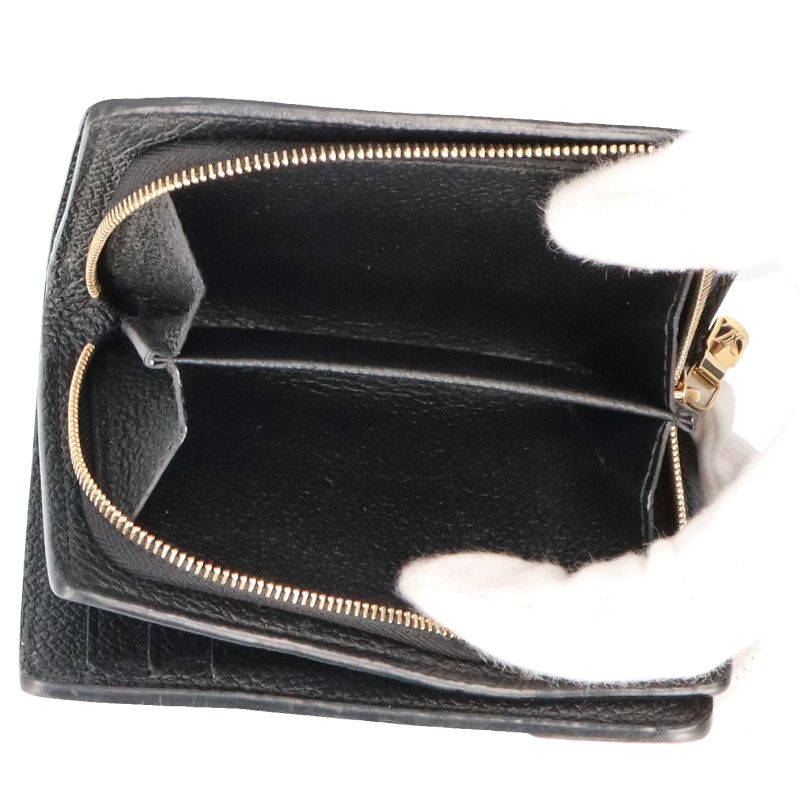 Louis Vuitton Portefeuille Cles a M80151 Monogram Empreinte Women Noir Black