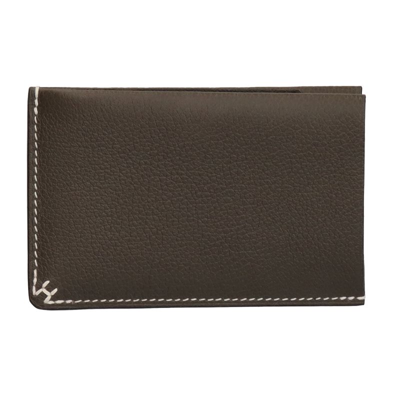 Hermes H Sellier Card Case H084859ca0l Vaux Evercolor Women's Grimeyer