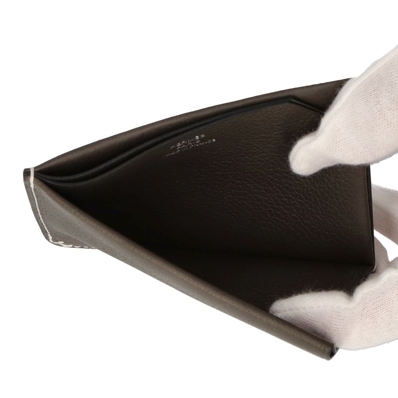 Hermes H Sellier Card Case H084859ca0l Vaux Evercolor Women's Grimeyer