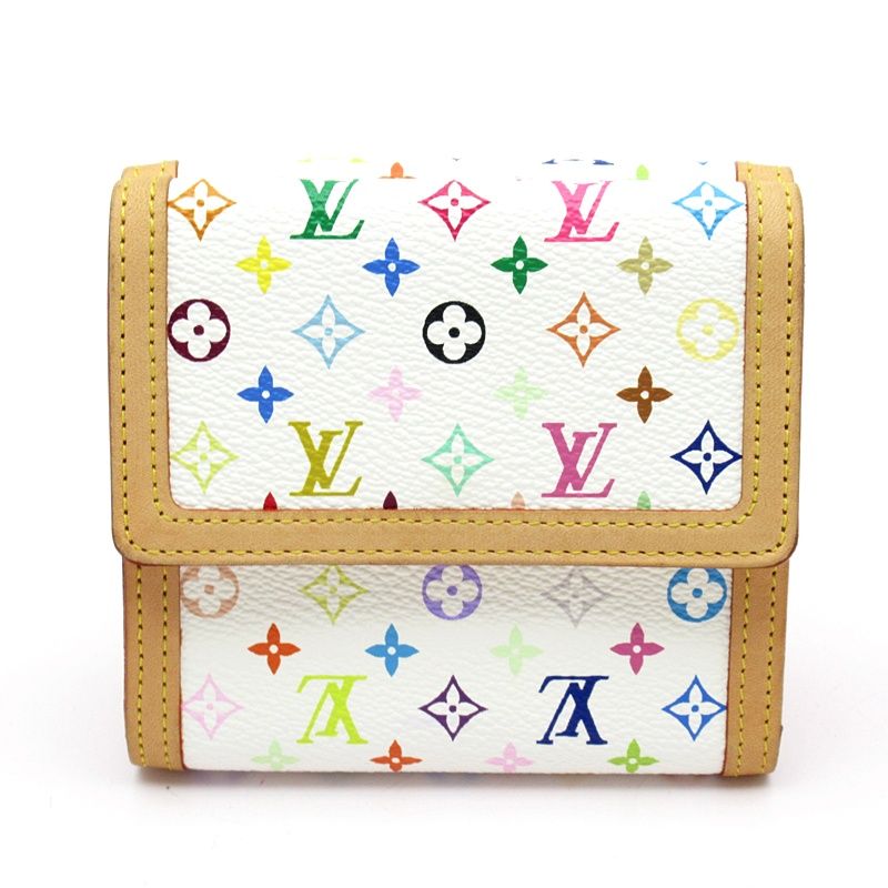 Louis Vuitton Porte Monet Vieux Carte Cles Di M92983 Multicolor Women Bronze