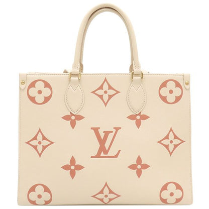 Louis Vuitton Tote Bag on the Go MM Monogram Empreinte Bicolor Monogram