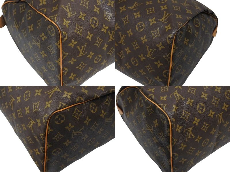 Louis Vuitton Speedy 40 Handbag Monogram Coating Brown — view 7
