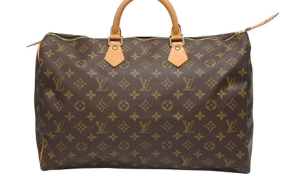 Louis Vuitton Speedy 40 Handbag Monogram Coating Brown — view 2