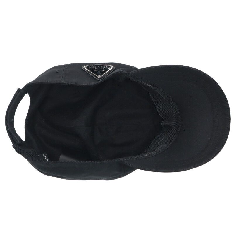 Prada 2hc274 Triangle Plate Nylon Cap Men's XL