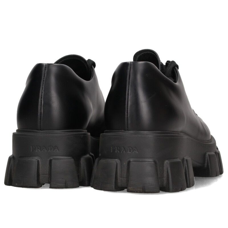 Prada 2ee356 Shoe Lace Monolith Loafer Men's 8.5