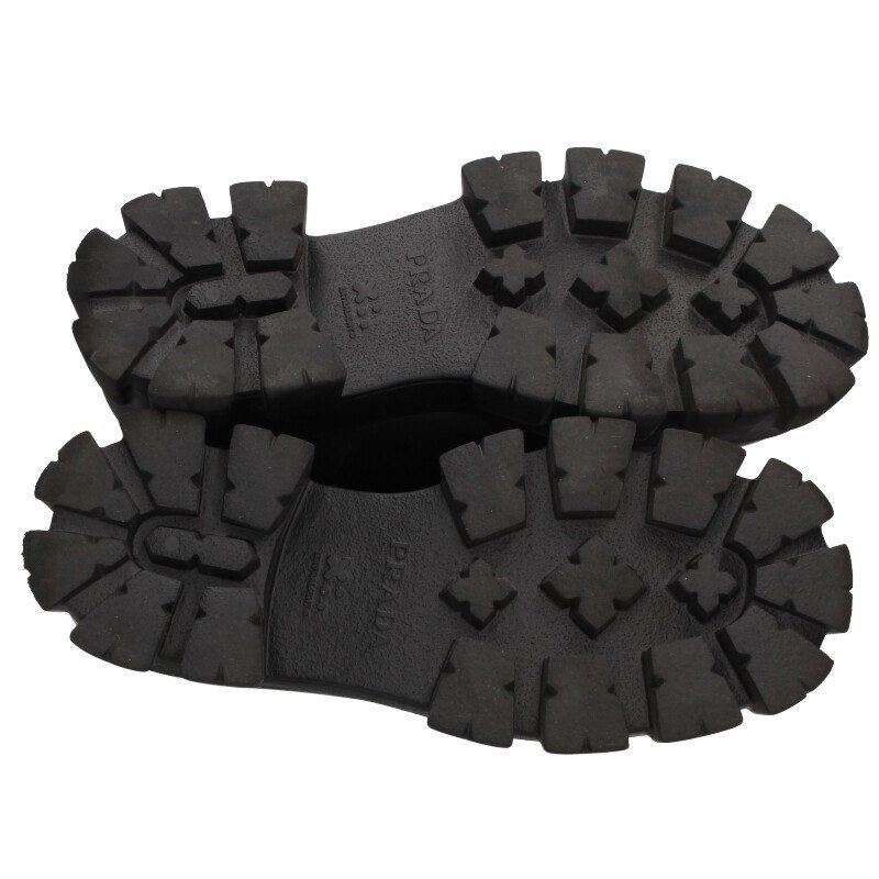 Prada 2ee356 Shoe Lace Monolith Loafer Men's 8.5