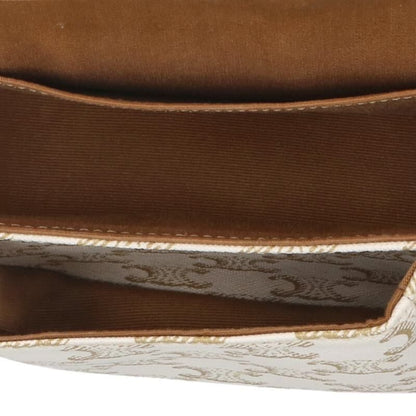 Celine Falco Calfskin Triomphe Allover Shoulder Bag Women
