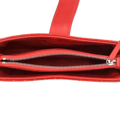 Chanel V-stitched Patent CC Pouch Women's