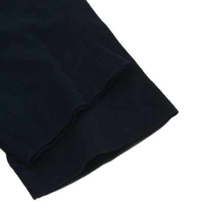 Prada Cut And Sleeve Short Sleeve Back Zip Cotton S Navy AN33