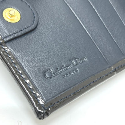 Christian DIOR Bifold Wallet Trotter PVC Blue