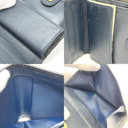 Christian DIOR Bifold Wallet Trotter PVC Blue
