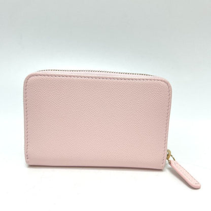 Chanel Long Wallet Coco Mark Ap4658 Caviar Skin Pink