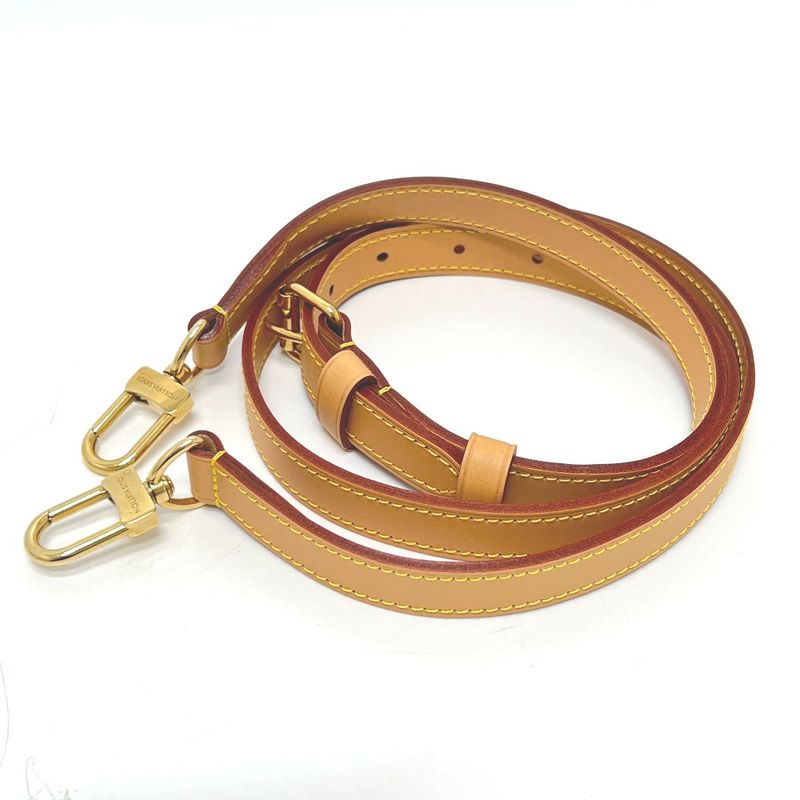Louis Vuitton Shoulder Strap Nubuck Adjustable Beige