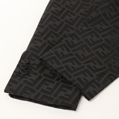 Fendi /official Fj0498 FF Logo Zucca Pattern 2B Tailored 54
