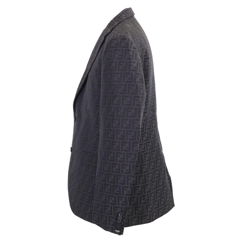 Fendi /official Fj0498 FF Logo Zucca Pattern 2B Tailored 54