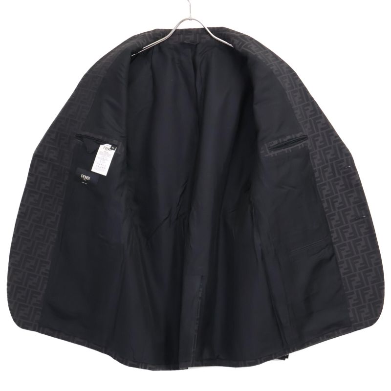 Fendi /official Fj0498 FF Logo Zucca Pattern 2B Tailored 54
