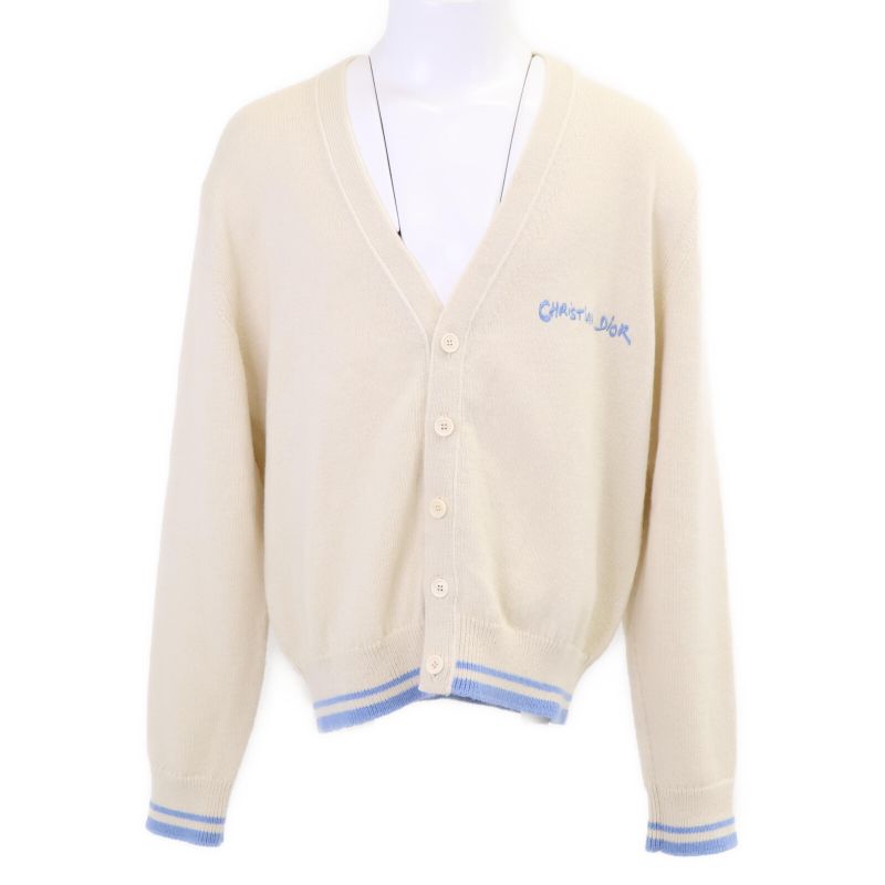 DIOR443m204at879 Wool X Alpaca Knit CardiganL