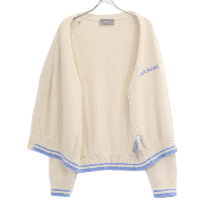 DIOR443m204at879 Wool X Alpaca Knit CardiganL