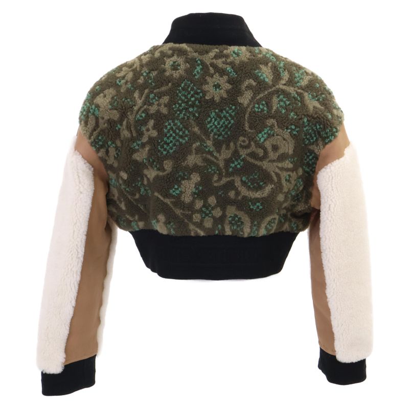 Christian DIOR regular In  258v83al833 Lamb Leather/boa Cropped Blouson