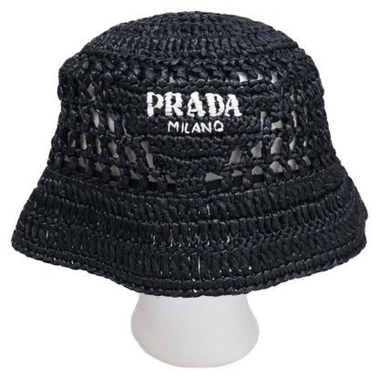 Prada 1hc137 2A2T Woven Fabric Bucket Hat M