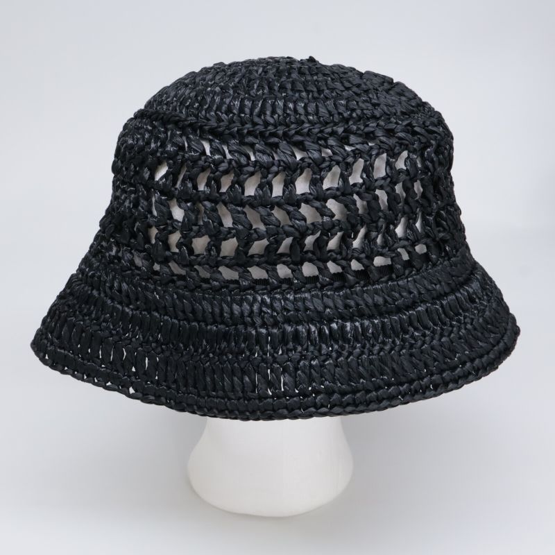 Prada 1hc137 2A2T Woven Fabric Bucket Hat M