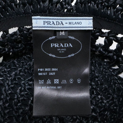 Prada 1hc137 2A2T Woven Fabric Bucket Hat M
