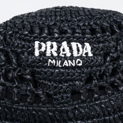 Prada 1hc137 2A2T Woven Fabric Bucket Hat M