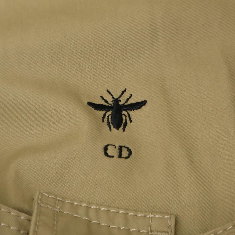 Christian DIOR257r46a3419 Cotton Midi Shirtdress W/belt